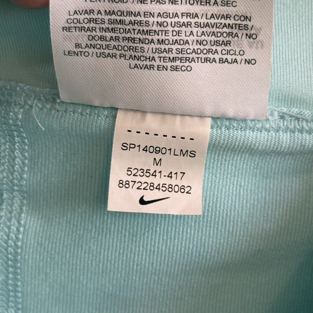 Nike Dri-FIT High-Waisted 13" Mint Green‎ Golf Skort 523541-417 Women Sz M #359 - Picture 8 of 10